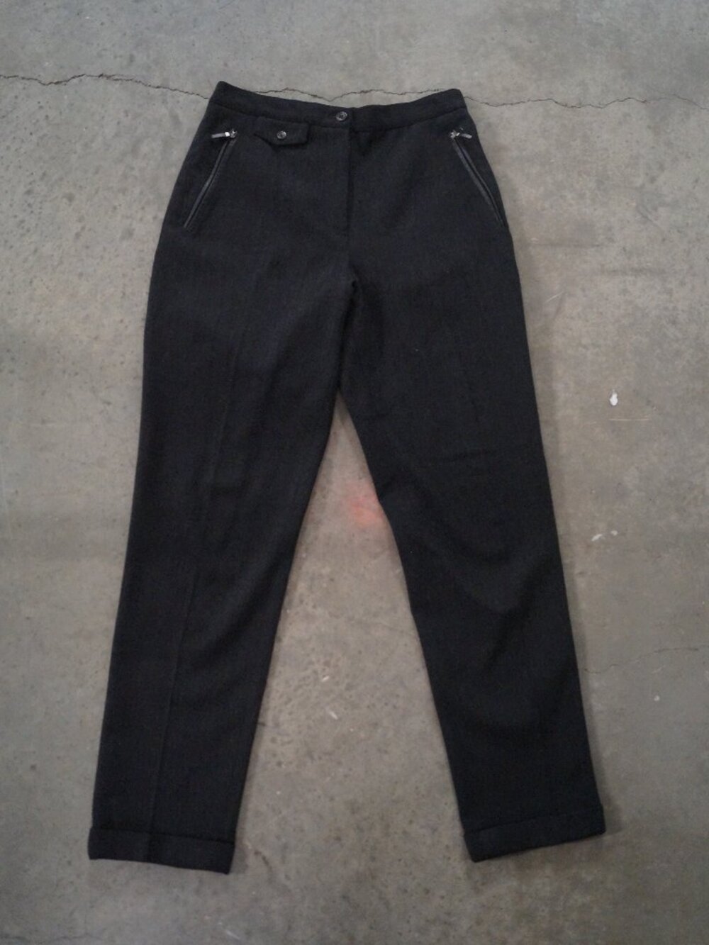 VTG Lauren Ralph Lauren | Wool Blend Zippered Trousers
